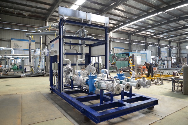 LNG氣化撬集氣化、調(diào)壓、加臭工藝于一體